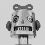Robo Investing Depicted as a Robot Head
