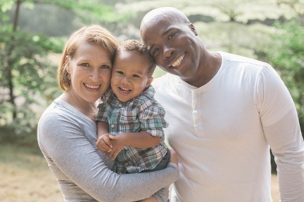 Family Happy after Ordering their Financial Goals